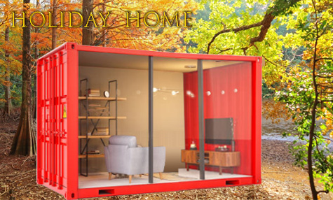 スモールハウスの別荘（12フィート）