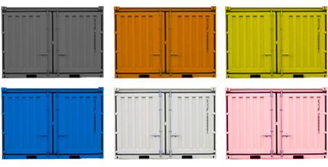 ISO12フィートコンテナ カラー表
